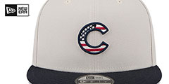 Cubs 2024 JULY 4TH STARS N STRIPES SNAPBACK Hat by New Era - 3rd View