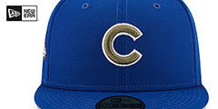 Cubs BOTANICAL SIDE-PATCH Royal Fitted Hat by New Era - 3rd View