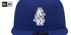 Cubs COOP TEAM-BASIC TRUCKER SNAPBACK Royal Hat by New Era - 3rd View