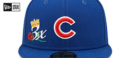 Cubs CROWN CHAMPS Royal Fitted Hat by New Era - 3rd View