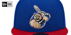 Cubs MILB MARVEL DEFENDERS SIDE-PATCH Royal-Red Fitted Hat by New Era - 3rd View