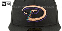 Diamondbacks 1999 TURN-BACK-THE-CLOCK Fitted Hat by New Era - 3rd View