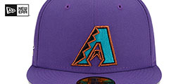 Diamondbacks 2001 WORLD SERIES SIDE-PATCH UP Fitted Hat by New Era - 3rd View