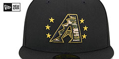 Diamondbacks 2024 ARMED FORCES STARS N STRIPES Hat by New Era - 3rd View