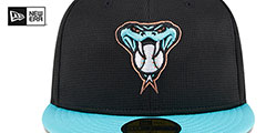 Diamondbacks 2024-25 BATTING PRACTICE Fitted Hat by New Era - 3rd View