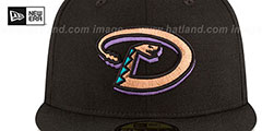 Diamondbacks WORLD SERIES SIDE PATCH Fitted Hat by New Era - 3rd View