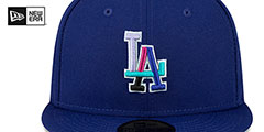 Dodgers 1988 WS POLAR LIGHTS Royal-Lavender Fitted Hat by New Era - 3rd View