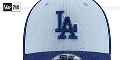 Dodgers 2018 FATHERS DAY FLEX Sky-Royal Hat by New Era - 3rd View