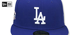 Dodgers 2022 ALL STAR GAME PINK-BOTTOM Fitted Hat by New Era - 3rd View