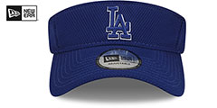 Dodgers 2022 BATTING PRACTICE VISOR Royal by New Era - 3rd View