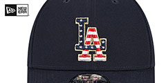 Dodgers 2023 JULY 4TH STARS N STRIPES SNAP Hat by New Era - 3rd View