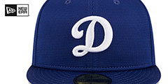 Dodgers 2024 BATTING PRACTICE Fitted Hat by New Era - 3rd View