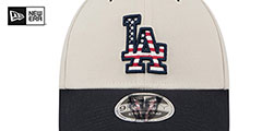 Dodgers 2024 JULY 4TH STARS N STRIPES STRETCH SNAP Hat by New Era - 3rd View