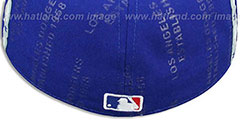 Dodgers GELLIN Royal-Grey Fitted Hat by New Era - 3rd View