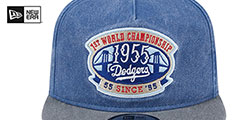 Dodgers PIGMENT DYED GOLFER SNAPBACK Hat by New Era - 3rd View