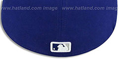 Dodgers REAL TIGER VIZA-PRINT Royal Fitted Hat by New Era - 3rd View