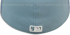 Dodgers SKY BLUE DaBu Fitted Hat by New Era - 3rd View