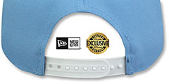 Dodgers TEAM-BASIC SNAPBACK Sky-White Hat by New Era - 3rd View