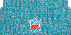 Dolphins 2023 SIDELINE Knit Beanie Hat by New Era - 3rd View