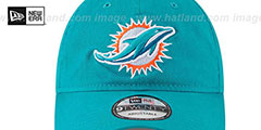 Dolphins CORE-CLASSIC STRAPBACK Aqua Hat by New Era - 3rd View