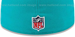 Dolphins NFL BCA Aqua Fitted Hat by New Era - 3rd View