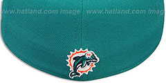 Dolphins NFL-SHIELD Aqua Fitted Hat by Reebok - 3rd View