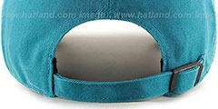 Dolphins POLO STRAPBACK Aqua Hat by Twins 47 Brand - 3rd View