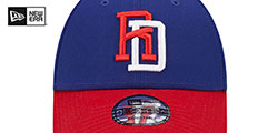 Dominican Republic 2023 WBC GAME STRAPBACK Royal-Red Hat by New Era - 3rd View