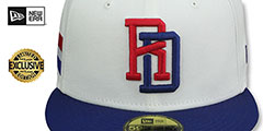 Dominican Republic 2023 WBC GAME White-Royal Hat by New Era - 3rd View