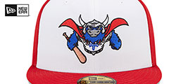 Drillers MILB MARVEL DEFENDERS White-Red Fitted Hat by New Era - 3rd View