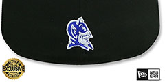 Duke NCAA TEAM-BASIC Black-Royal Fitted Hat by New Era - 3rd View