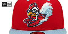 Dust Devils THEME NIGHT Red-Sky Fitted Hat by New Era - 3rd View