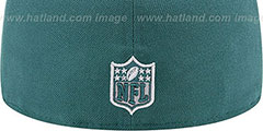 Eagles 2014 NFL DRAFT Green Fitted Hat by New Era - 3rd View