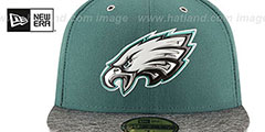 Eagles 2016 NFL DRAFT Fitted Hat by New Era - 3rd View