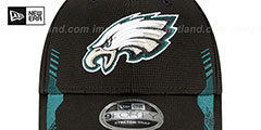 Eagles 2021 NFL SIDELINE HOME STRETCH-SNAP Hat by New Era - 3rd View