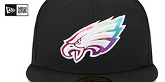 Eagles 2023 ONFIELD CRUCIAL CATCH Fitted Hat by New Era - 3rd View