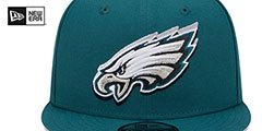 Eagles 2024 NFL DRAFT SNAPBACK Green Hat by New Era - 3rd View