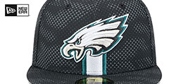 Eagles 2024 NFL SIDELINE Black Fitted Hat by New Era - 3rd View