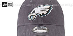 Eagles CORE-CLASSIC STRAPBACK Charcoal Hat by New Era - 3rd View