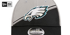 Eagles DASHMARK SIDELINE SNAPBACK Grey-Black Hat by New Era - 3rd View