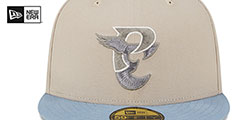 Eagles NFL CITY ORIGINALS Beige-Powder Fitted Hat by New Era - 3rd View