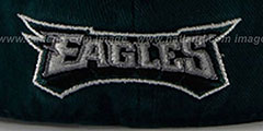 Eagles NFL FRANCHISE Green Hat by 47 Brand - 3rd View