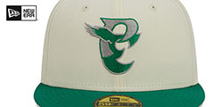 Eagles NFL LIGATURE White-Kelly Fitted Hat by New Era - 3rd View