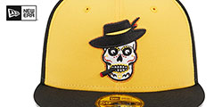 Empire 66ers THEME NIGHT Gold-Black Fitted Hat by New Era - 3rd View