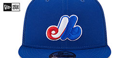 Expos COOP TEAM-BASIC TRUCKER SNAPBACK Royal Hat by New Era - 3rd View