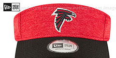 Falcons 18 NFL STADIUM Red-Black Visor by New Era - 3rd View