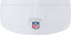 Falcons 2013 NFL TRAINING FLEX White Hat by New Era - 3rd View