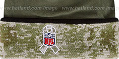 Falcons 2014 SALUTE-TO-SERVICE Knit Beanie Hat by New Era - 3rd View