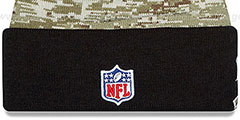 Falcons 2015 SALUTE-TO-SERVICE Knit Beanie Hat by New Era - 3rd View