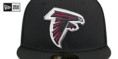 Falcons 2024 NFL DRAFT Black Fitted Hat by New Era - 3rd View